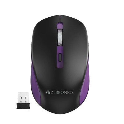 ZEBRONICS Jaguar, 2.4GHz, Wireless Mouse, 1600 DPI