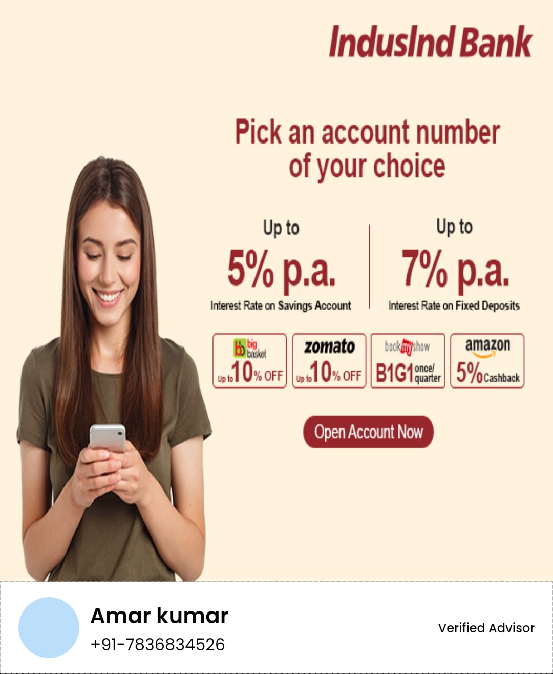IndusInd Digital Savings Account