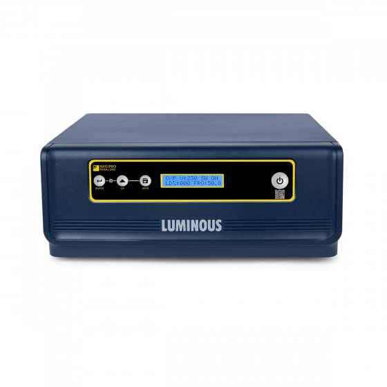 Luminous Inverter NXG PRO 1KVA/24V INBUILT MPPT CHRAGE Control/SINE Wave NVERTER/with LCD DIPLAY
