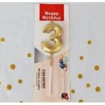 Occasion Anniversary, Birthday Colour Metallic Number  2 Scent Fruit Specific Uses For Product Party Material Wax