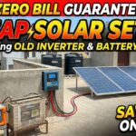 Existing inverter and battery solar panel setup for home